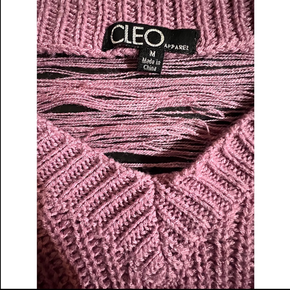 Distressed High-Low Sweater! - Picture 4 of 4